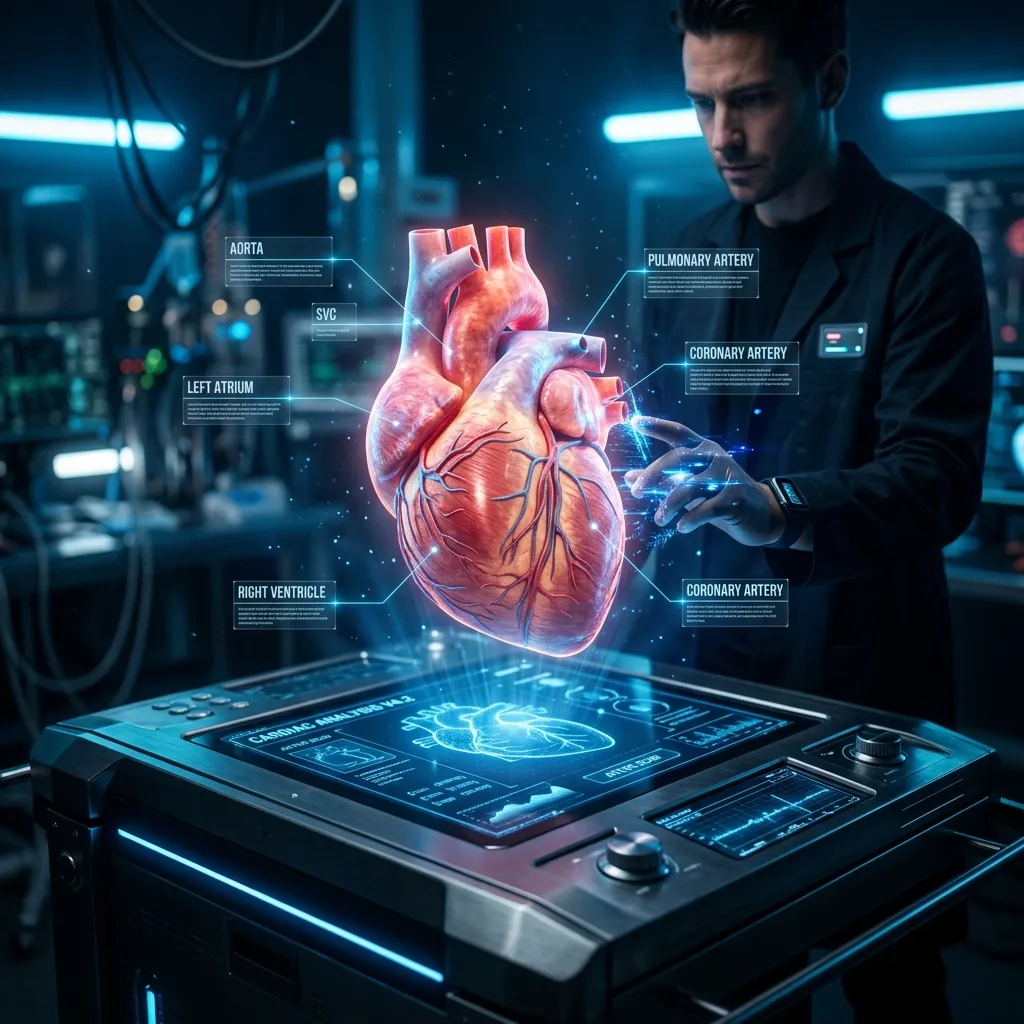Human Heart immersive VR lesson example for science