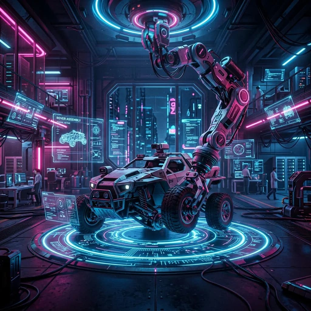 Robotics Lab immersive VR lesson example for stem integration